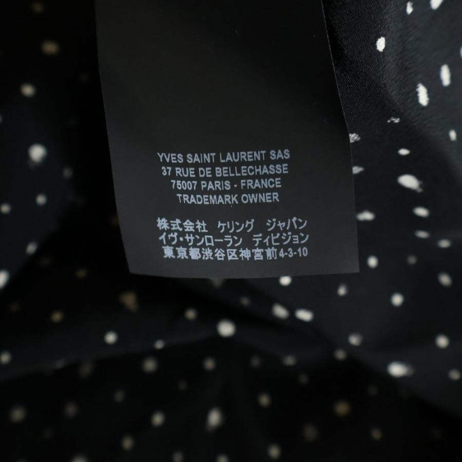 SAINT LAURENT PARIS サンローランパリ 20SS ドット総柄 シルク