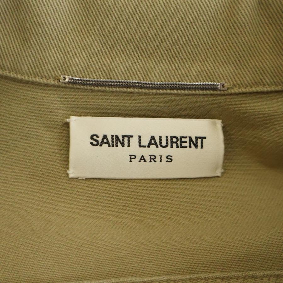 サンローラン コットンジャケット SAINT LAURENT jacket in cotton in Beige | Saint Laurent | YSL EN-EN