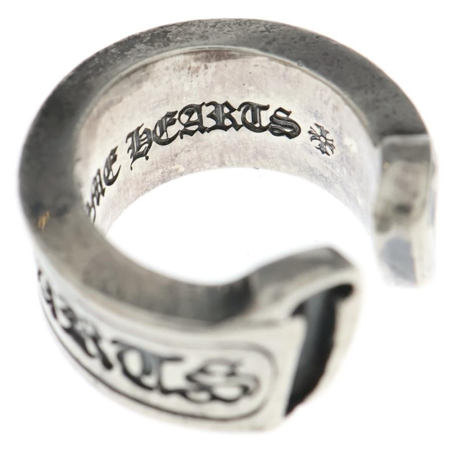CHROME HEARTS クロムハーツ LG SCROLL LABEL ラージスクロールラベル リング シルバーBCA383 CHROME HEARTS（クロムハーツ） LG SCROLL LABEL ラージスクロール