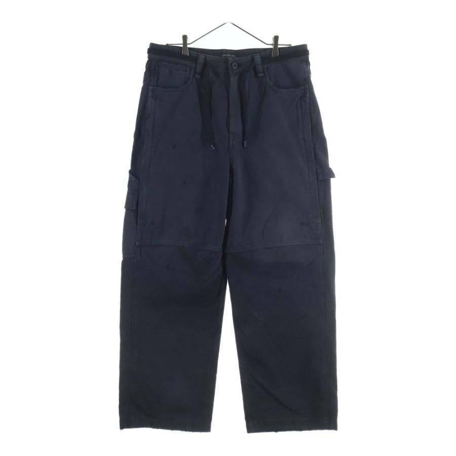 バレンシアガ　Balenciaga ブラックツイルパンツ Utility work パンツ