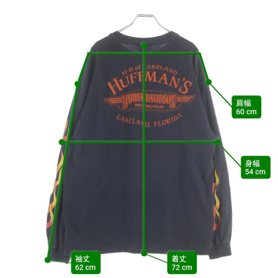 Harley Davidson（ハーレー・ダビッドソン） VINTAGE 00s FIRE FLAME L