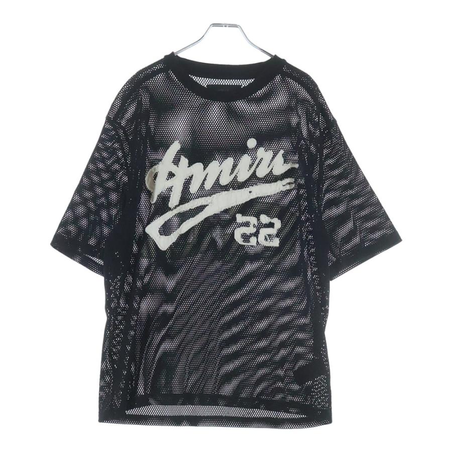AMIRI（アミリ） 22 MESH ベースボール メッシュシャツ ブラック