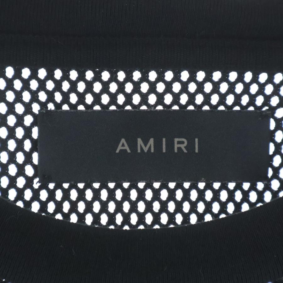 AMIRI（アミリ） 22 MESH ベースボール メッシュシャツ ブラック