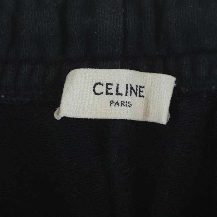 CELINE セリーヌ ロゴ スウェット ジョガーパンツ ブラック 56670Q_6