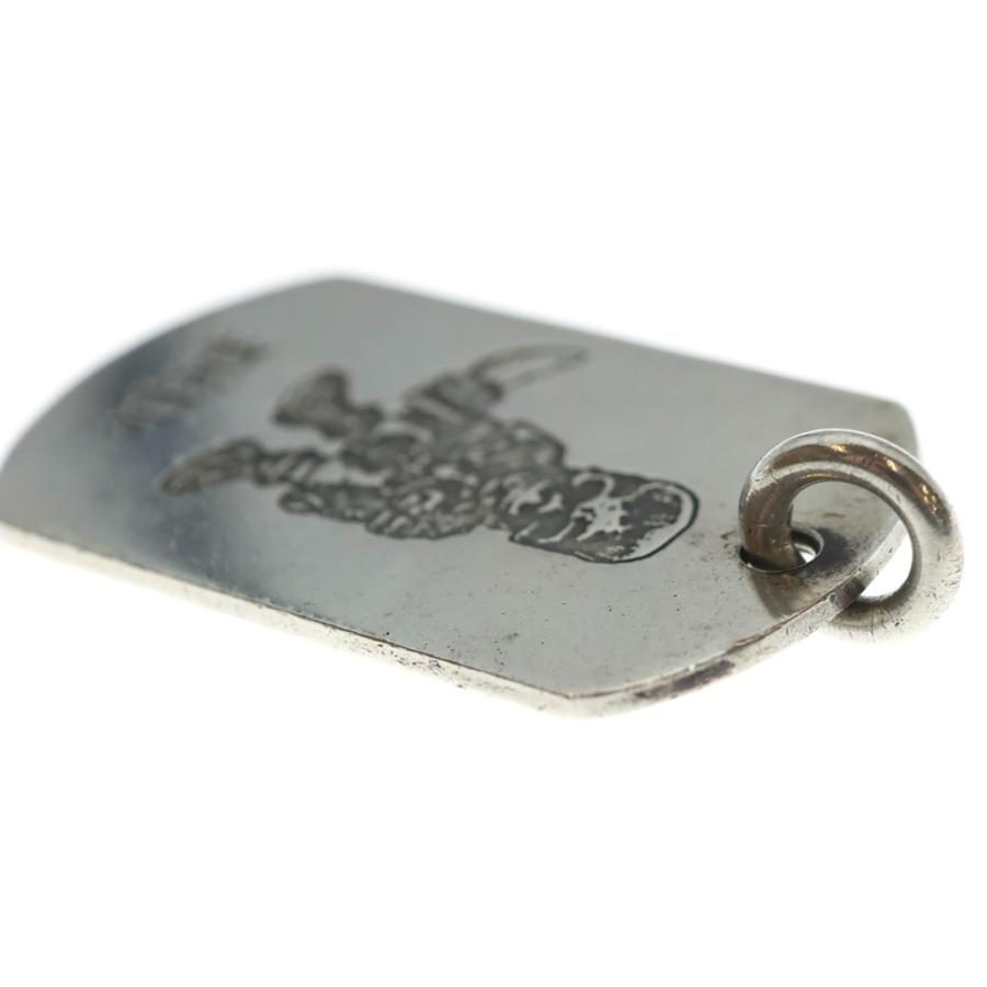 CHROME HEARTS シルバー 925 フォティ ドッグタグ ペンダント CHROME HEARTS（クロムハーツ） D TAG LRG FOTI PEPE ドッグタグ