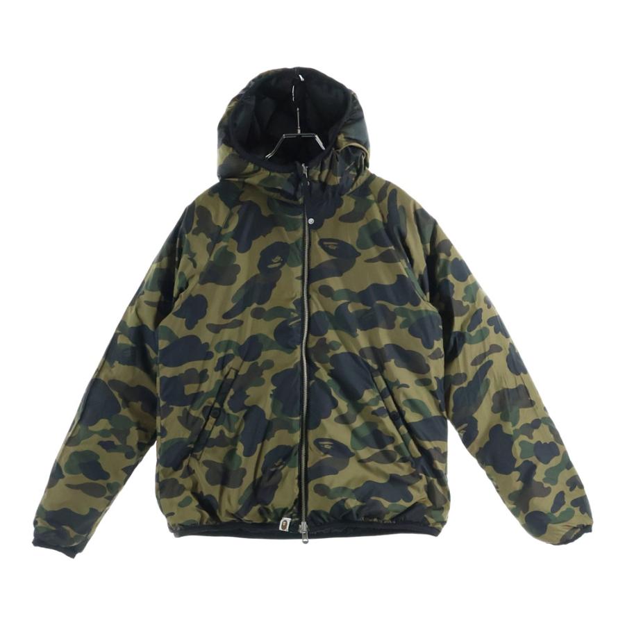 A BATHING APE（アベイシングエイプ） カモ リバーシブル ダウン 