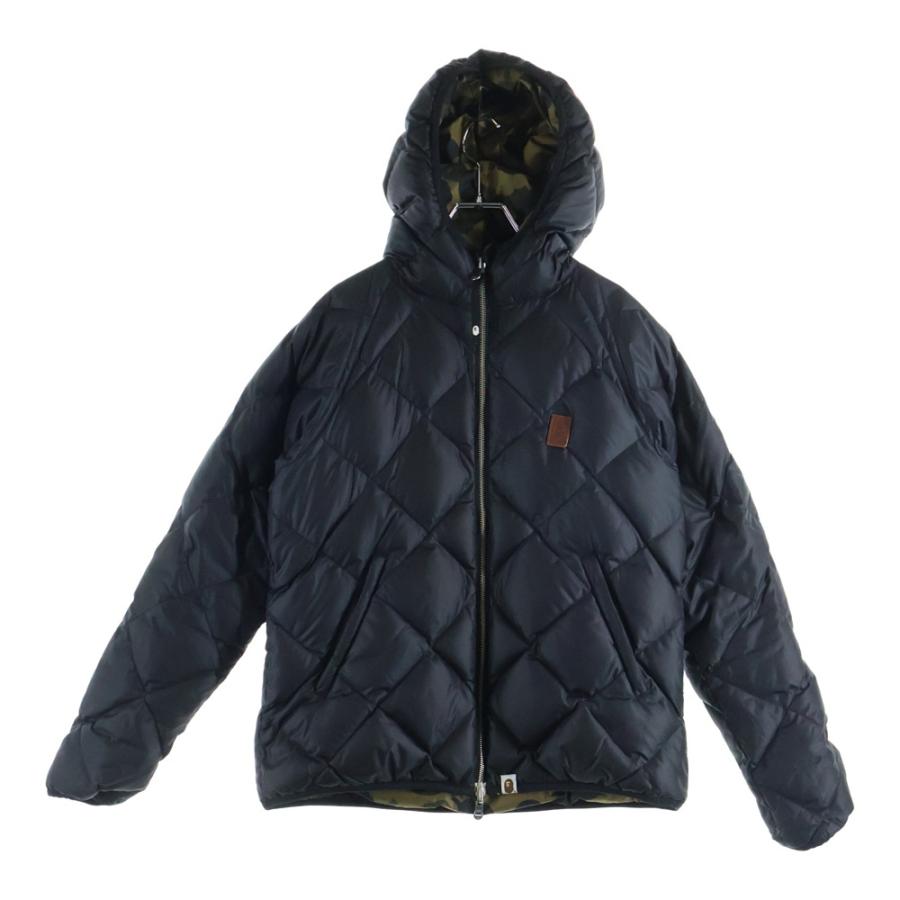 A BATHING APE（アベイシングエイプ） カモ リバーシブル ダウン 