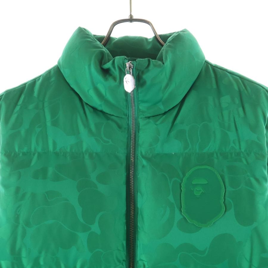 エイプのダウングリーンサイズはＬ 中古・古着通販】A BATHING APE (ア ベイシング エイプ) ダウン