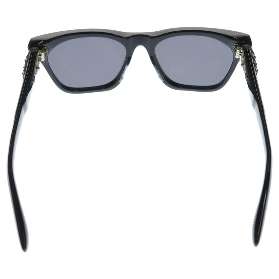 クロムハーツブラックフレーム サングラス クリアレンズ CHROME HEARTS（クロムハーツ） CLITTERATI スターテンプル クリア