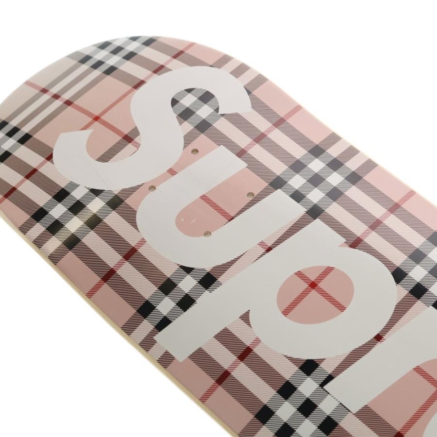 Supreme Burberry　スケボー デッキ　ピンク Supreme（シュプリーム） 22SS ×Burberry Skateboard Deck スケート