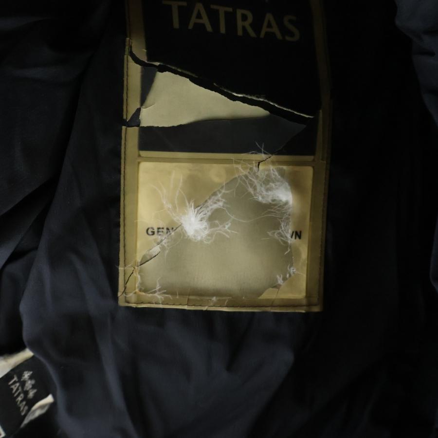TATRAS（タトラス） TIDONE ロゴパッチ フード付きダウンジャケット