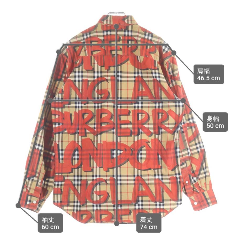 た*み様 新品　タグ付き　BURBERRY 車　長袖トップス　日本製　80サイズ BURBERRY（バーバリー） ノバチェック 長袖シャツ 8002928 ベージュ