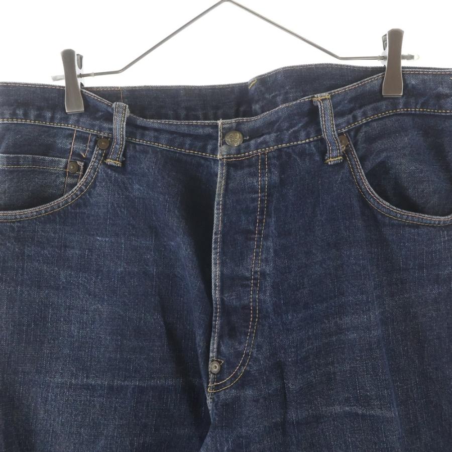 【なおやさま】エビス　evisu 5040 ダークブルーデニム 32x34 EVISU（エヴィス） エビス 5040 バックロゴ切替デザイン デニムパンツ
