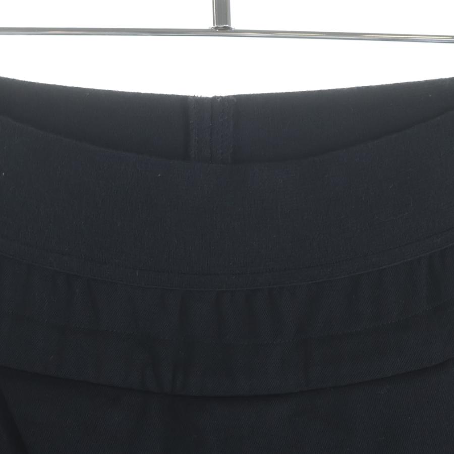 JULIUS ユリウス ×THE R ウエストゴム イージーラップパンツ スラックス ブラック 758PAM4 JULIUS ユリウス ×THE R ウエストゴム イージーラップパンツ