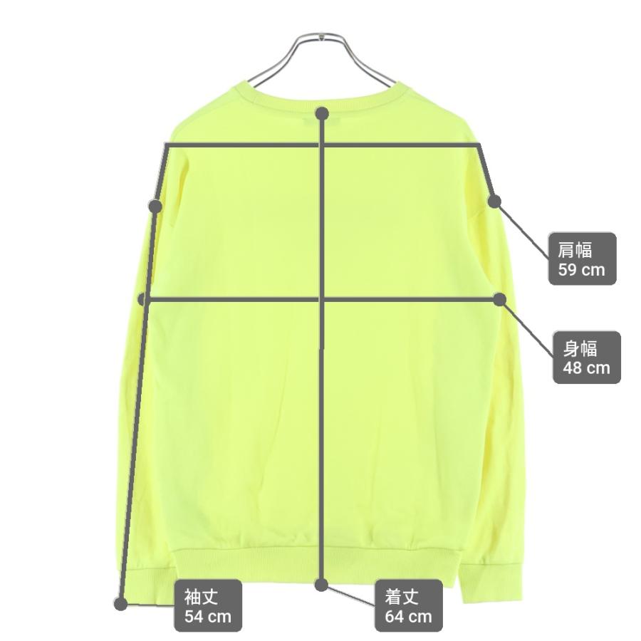 BALMAIN バルマン フロントロゴクルーネックスウェット トレーナー 6Q4690 Z0081 イエロー レディース BALMAIN（バルマン） フロントロゴクルーネックスウェット トレーナー