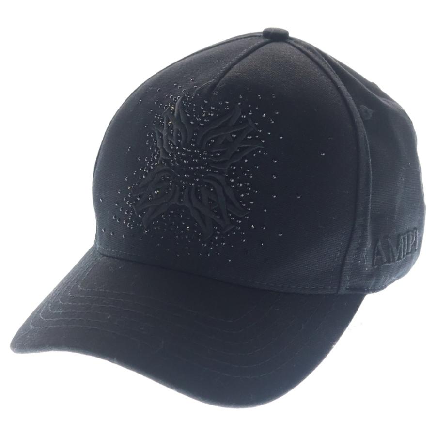 AMIRI（アミリ） MA QUAD CRYSTAL CANVAS HAT クリスタルキャンバス