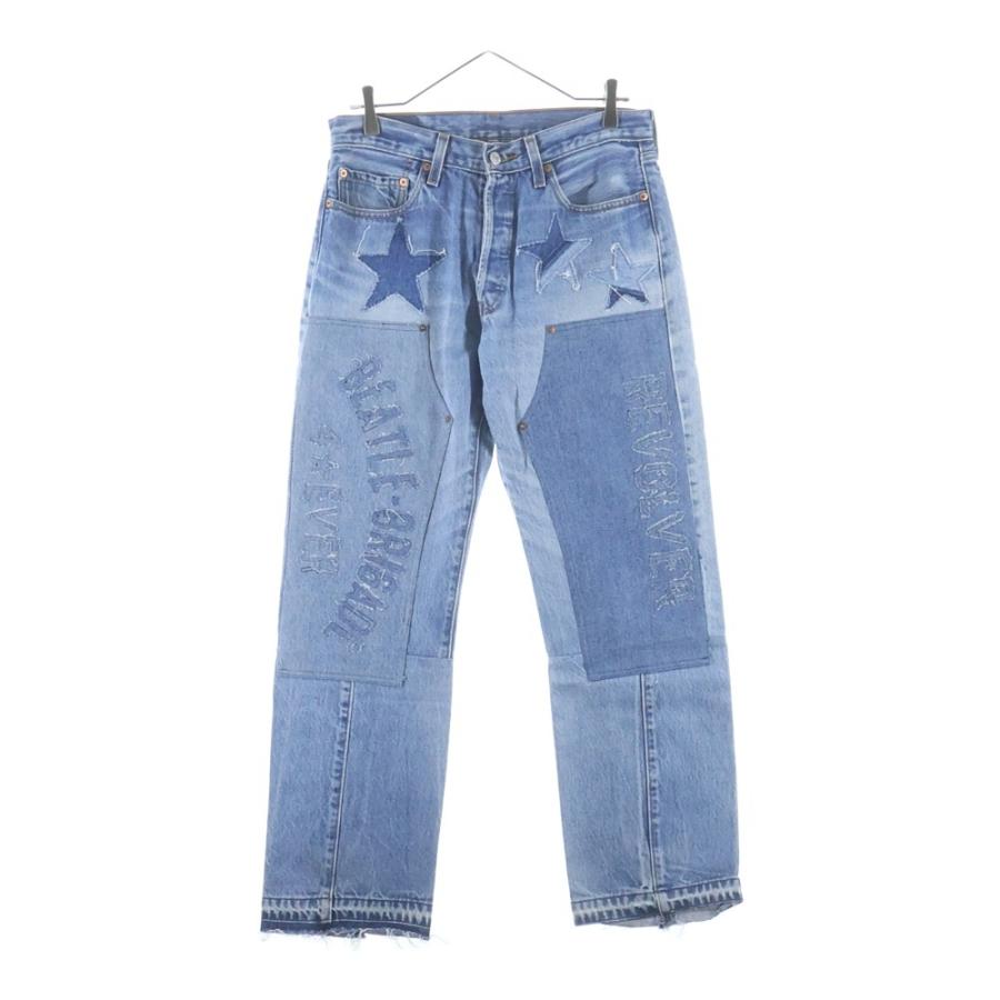 BOWWOW バウワウ REMAKE DUBBLE KNEE リメイク ダブルニー カットオフデニムパンツ インディゴ Bowwow（バウワウ） REMAKE DUBBLE KNEE リメイク ダブルニー カット