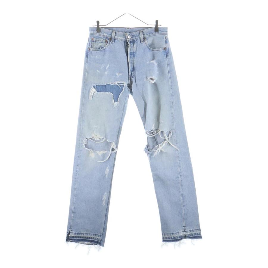 READYMADE（レディメイド） 22SS ダメージ加工 リメイク加工ストレート 