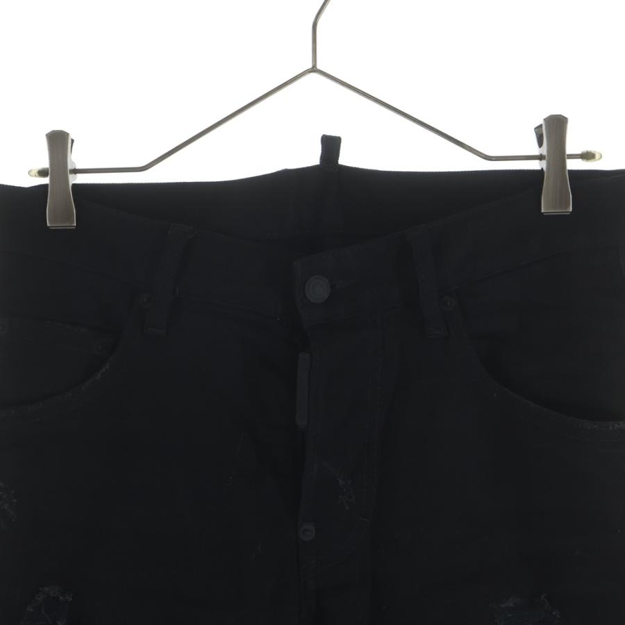 ディースクエアード 20AW TRASH WASH SUPER TWINKY JEAN S71LB0845 スーパーツインキー ジーンズ ダメージ加工デニムパンツ ブラック_2