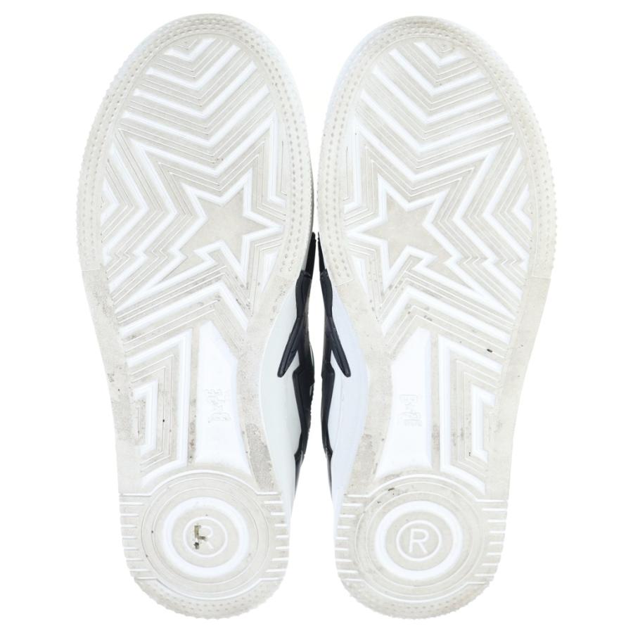 A BATHING APE アベイシングエイプ BAPE STA OS #2 1L80191307 ベイプスタ ローカットスニーカー ブラック US9/27.0cmの画像