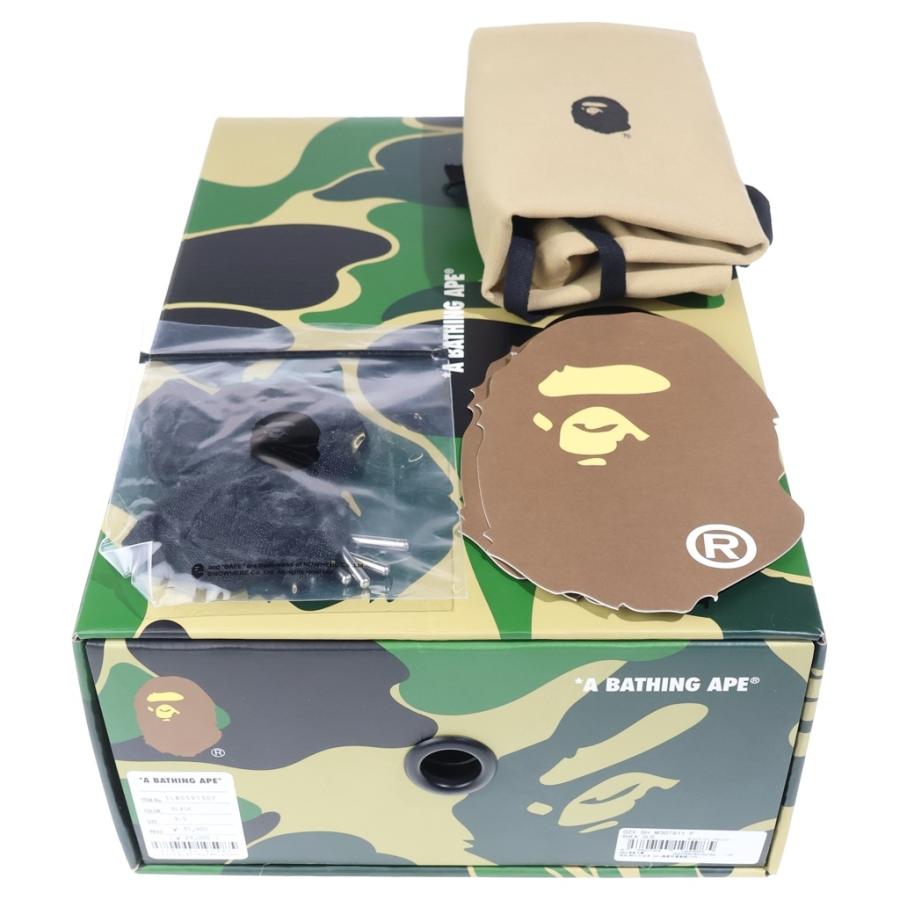 A BATHING APE アベイシングエイプ BAPE STA OS #2 1L80191307 ベイプスタ ローカットスニーカー ブラック US9/27.0cmの画像