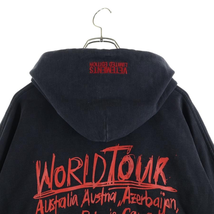 VETEMENTS（ヴェトモン） 23AW ワールドツアーロゴプリント プル