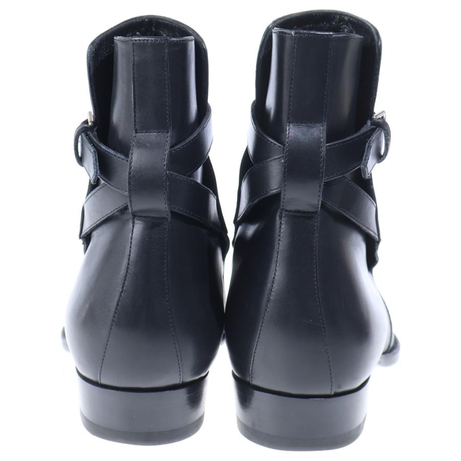 SAINT LAURENT PARIS サンローランパリ BELTED JODHPUR BOOTS レザー