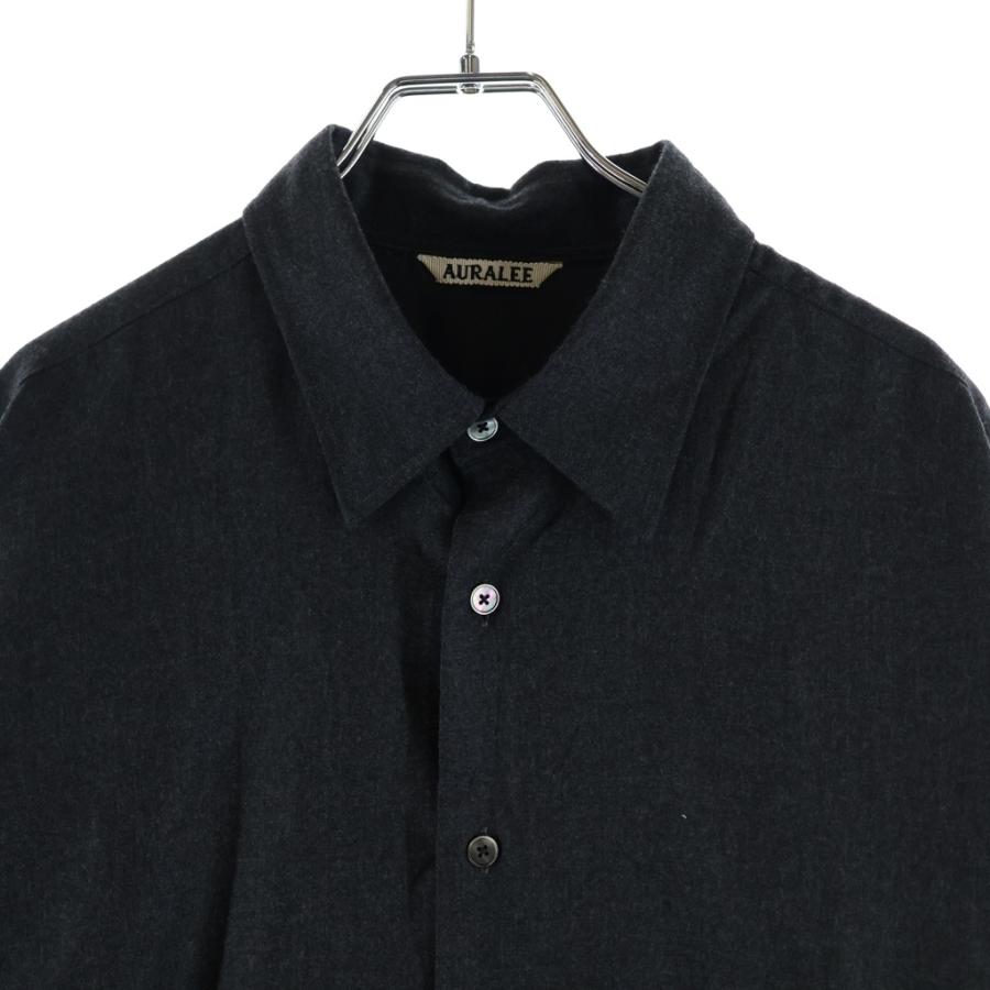 AURALEE（オーラリー） SUPER LIGHT WOOL SHIRT スーパーライトウール