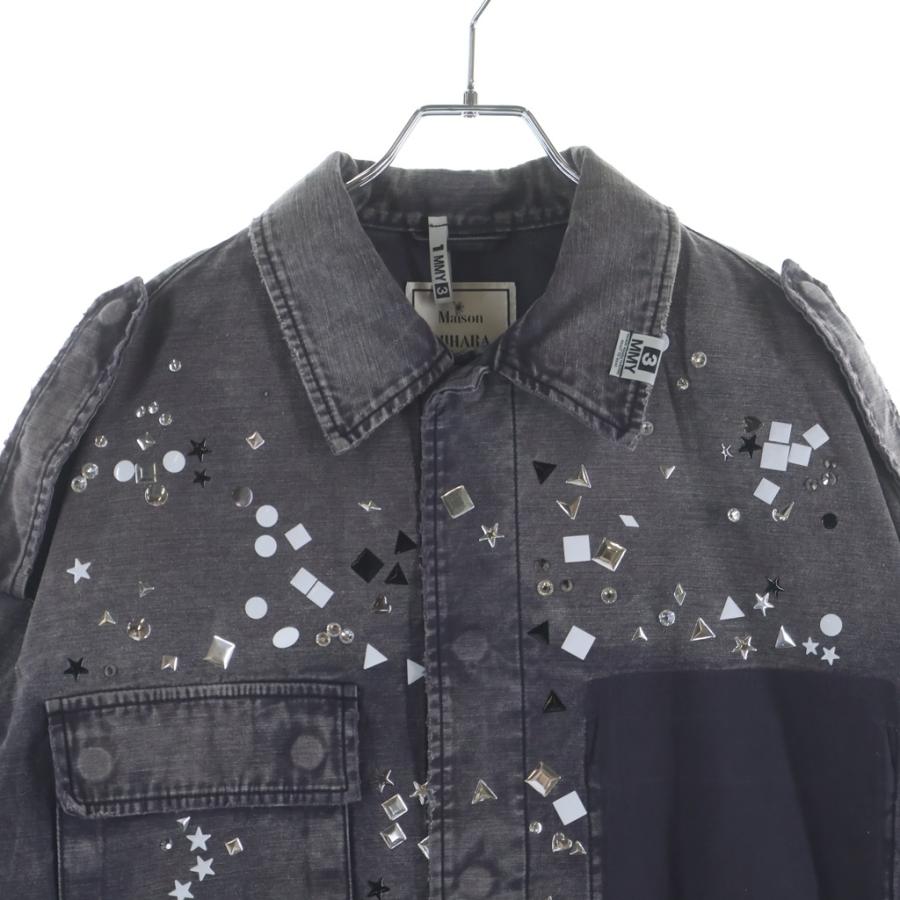 メゾンミハラヤスヒロ 25AW EMBELLISHED MILITARY SHIRTS ライン