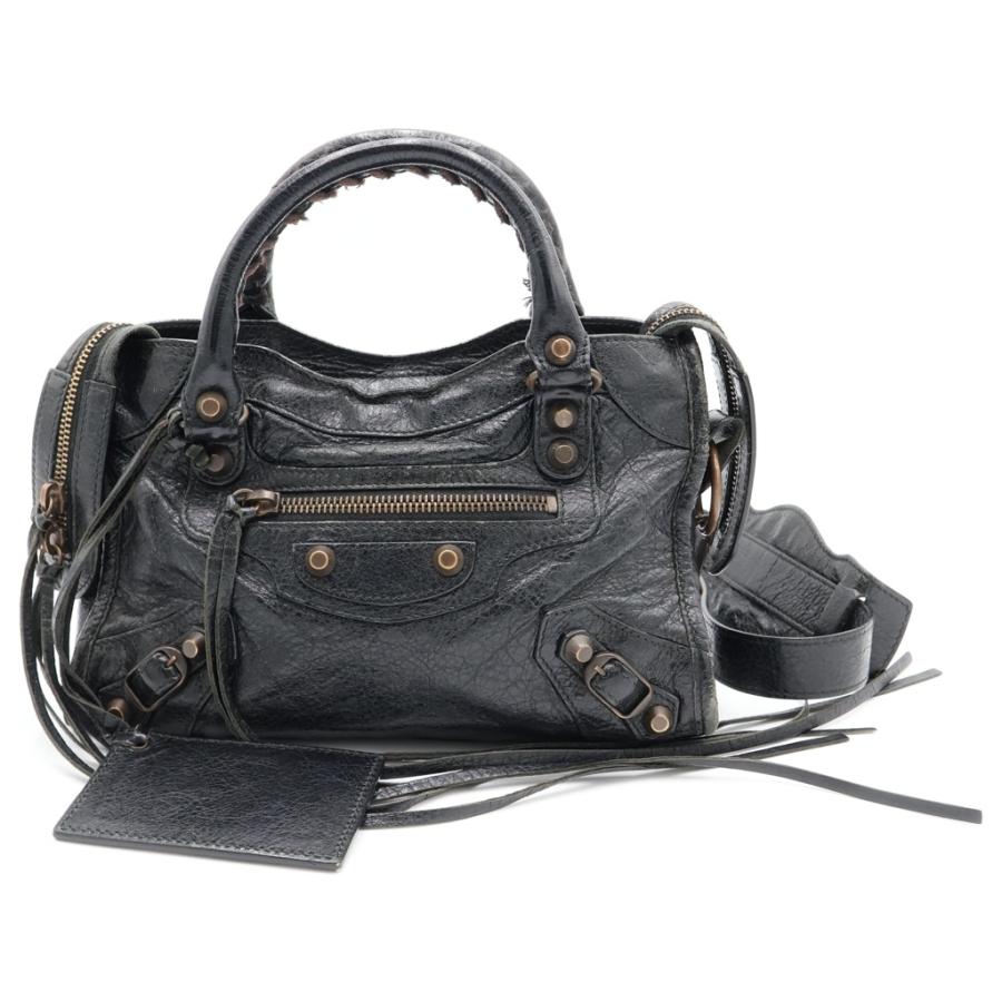 BALENCIAGA CITY 2way ショルダー ハンドバッグ BALENCIAGA 