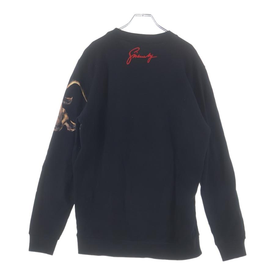 GIVENCHY ジバンシィ LEO CREW SWEAT レオプリント スウェットトレーナー ブラック BM70EE306C GIVENCHY（ジバンシィ） LEO CREW SWEAT レオプリント スウェット