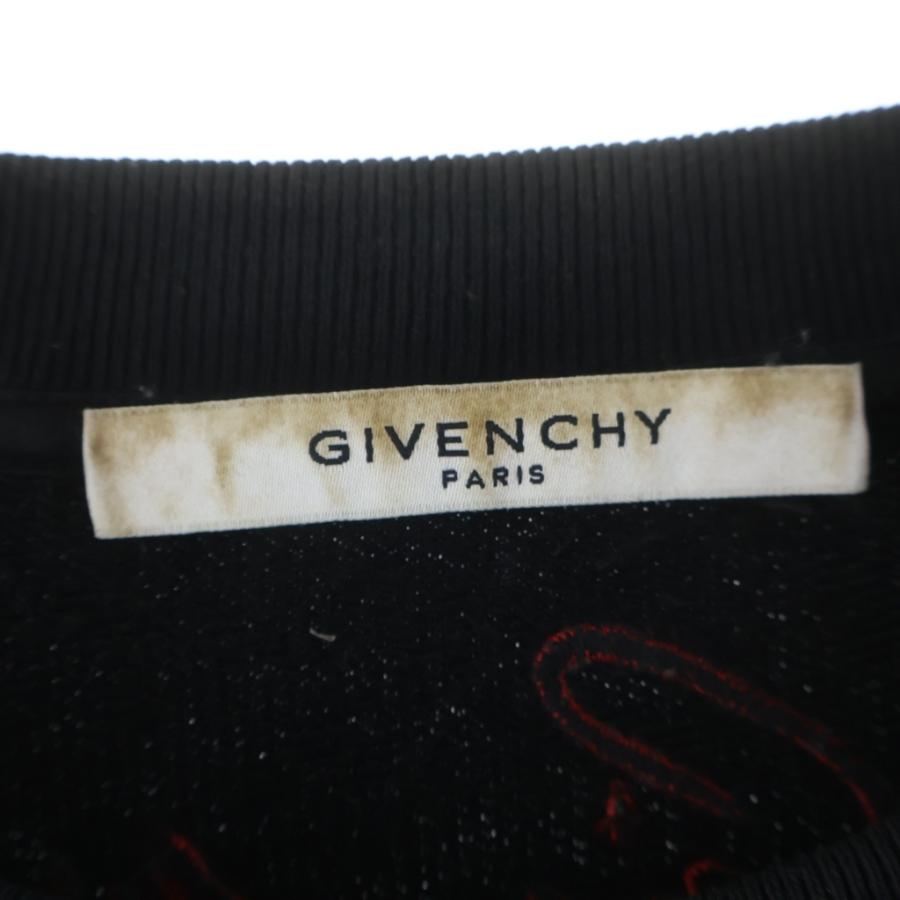 GIVENCHY ジバンシィ LEO CREW SWEAT レオプリント スウェットトレーナー ブラック BM70EE306C GIVENCHY（ジバンシィ） LEO CREW SWEAT レオプリント スウェット
