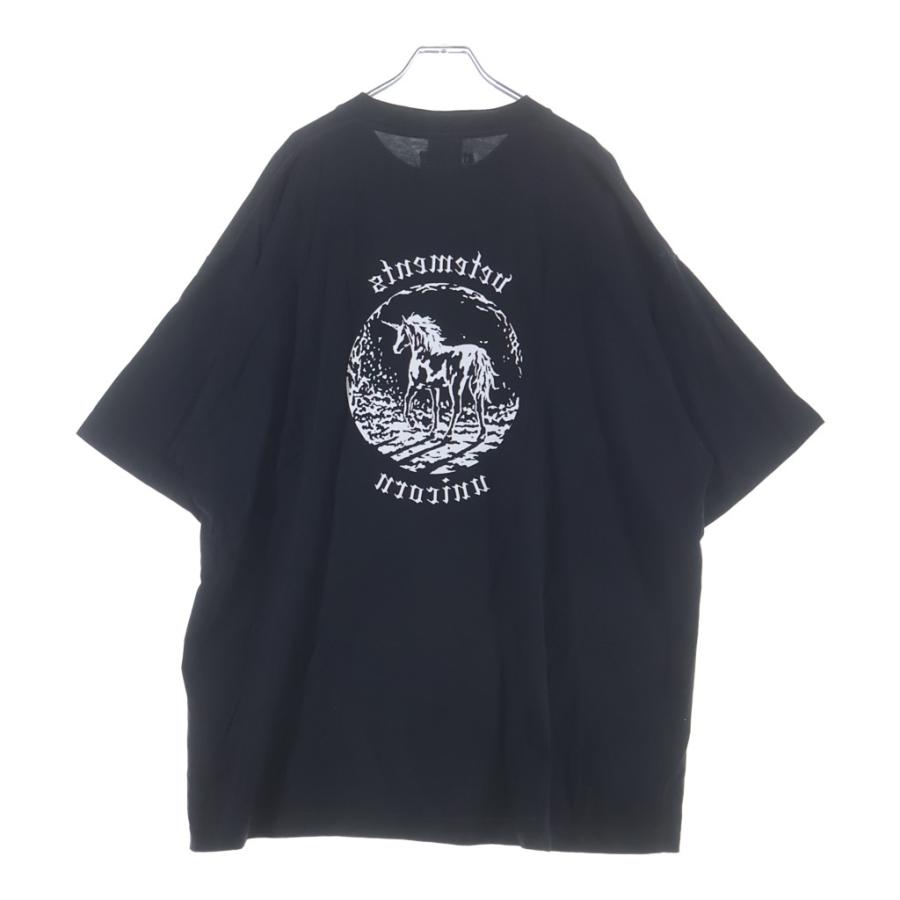 VETEMENTS（ヴェトモン） 22SS 両面ユニコーンプリント 半袖Tシャツ