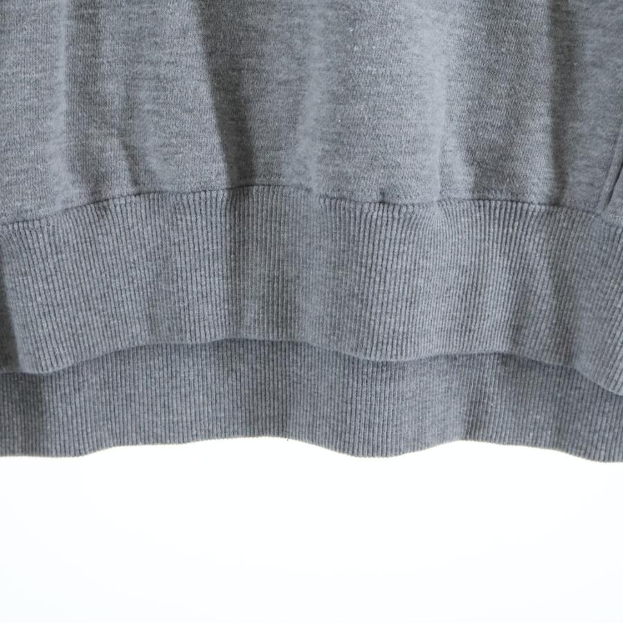 SAPEur サプール TIBETAN LEOPARD HOODIE プルオーバーパーカー グレー