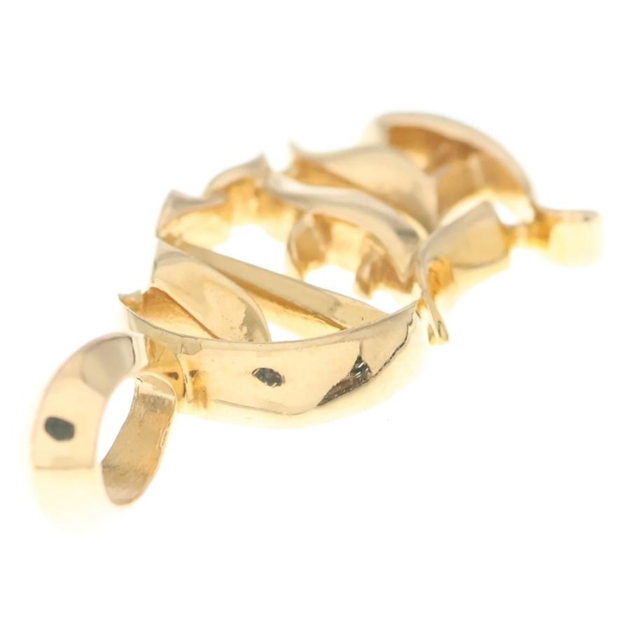 CHROME HEARTS クロムハーツ 22K CH LOGO CHロゴ ゴールドネックレス