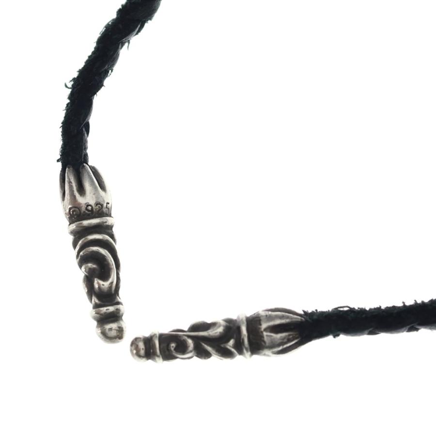 CHROME HEARTS（クロムハーツ） LEATHER BRAID SCROLL ネックレス