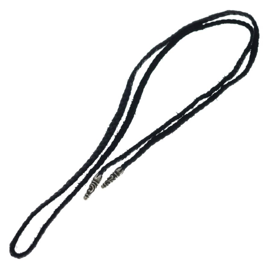 CHROME HEARTS（クロムハーツ） LEATHER BRAID SCROLL ネックレス