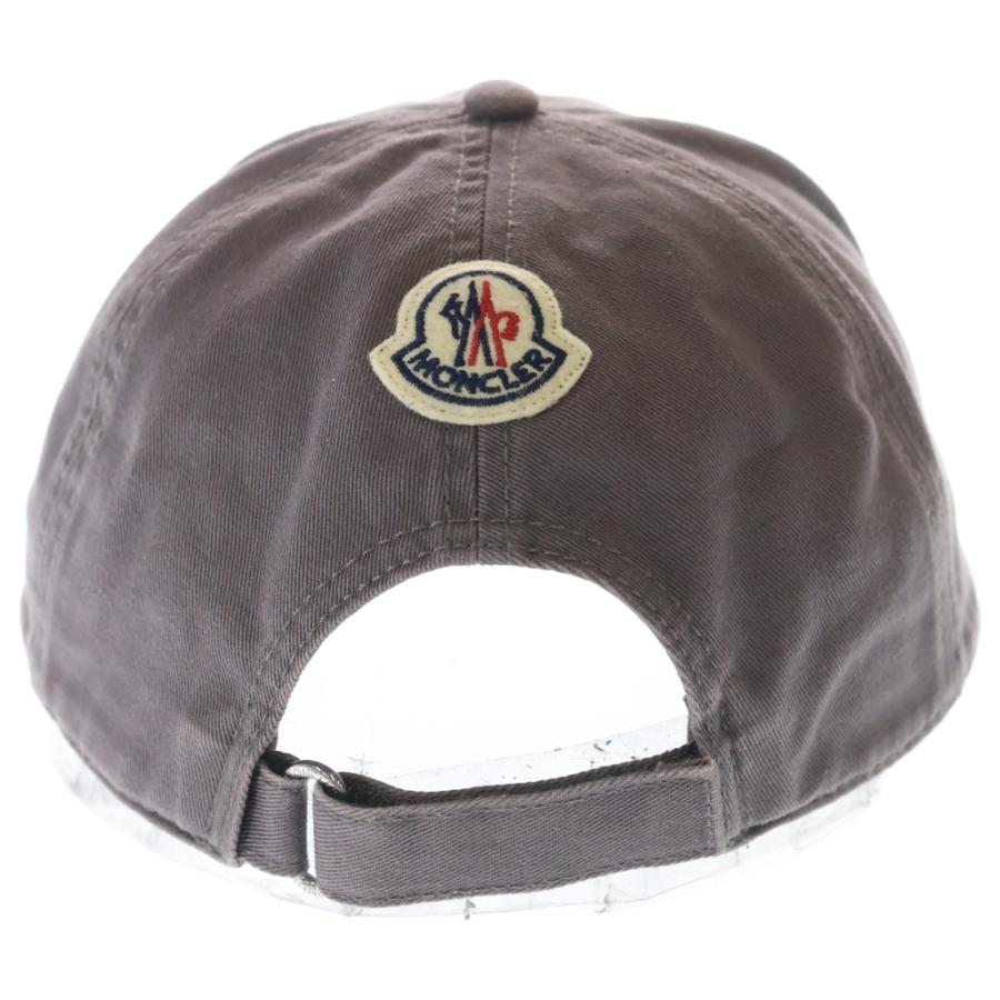 MONCLER（モンクレール） Mロゴ ベースボールキャップ グレー