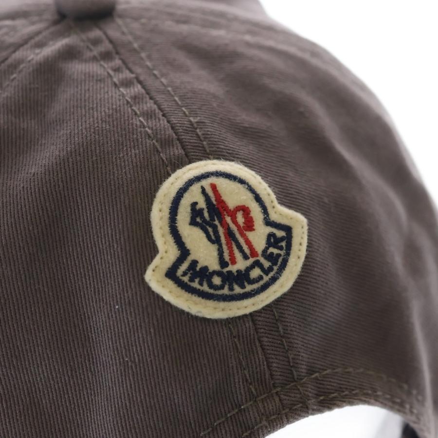 MONCLER（モンクレール） Mロゴ ベースボールキャップ グレー