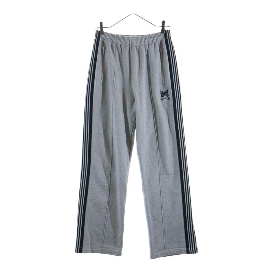 NEEDLES フレア トラックパンツ グレー Lサイズ Needles（ニードルス） 25AW ×breath ブレス スウェット トラック
