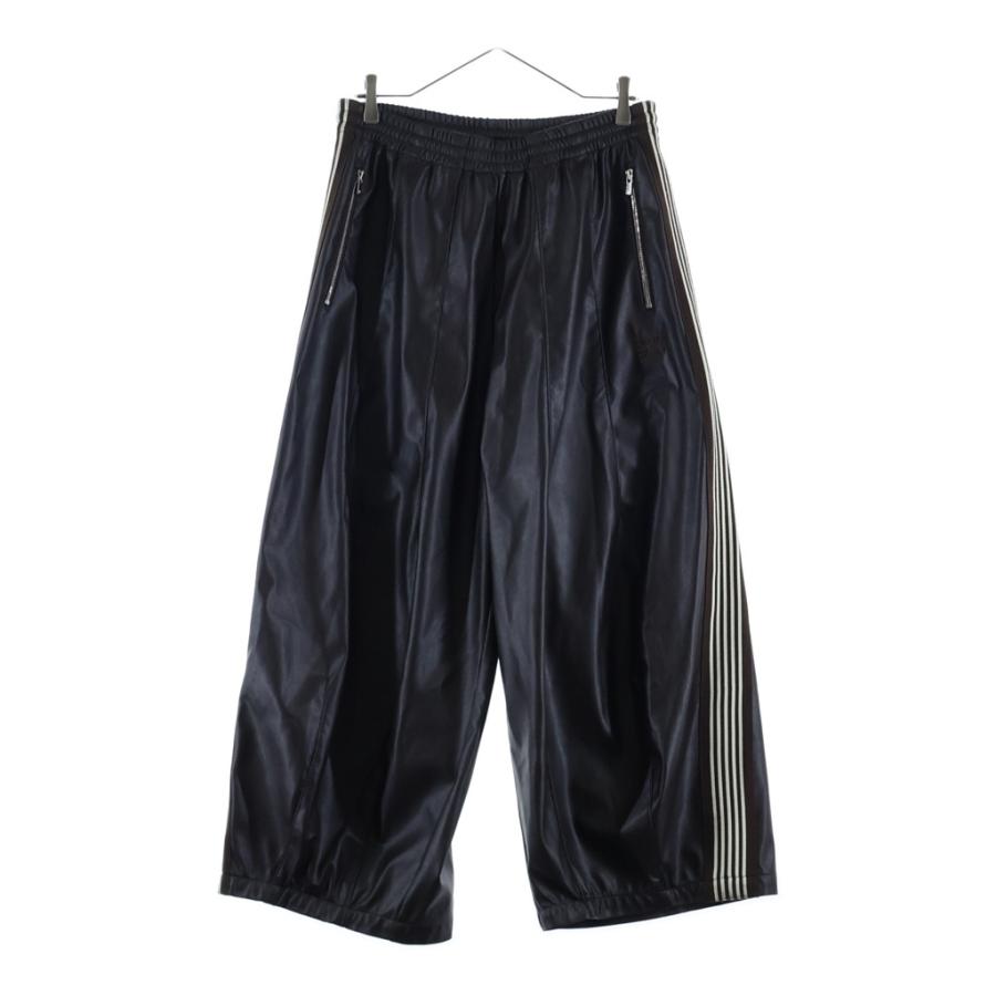 Needles（ニードルス） NUBIAN別注 SYNTHETIC LEATHER WIDE PANTS ンセ