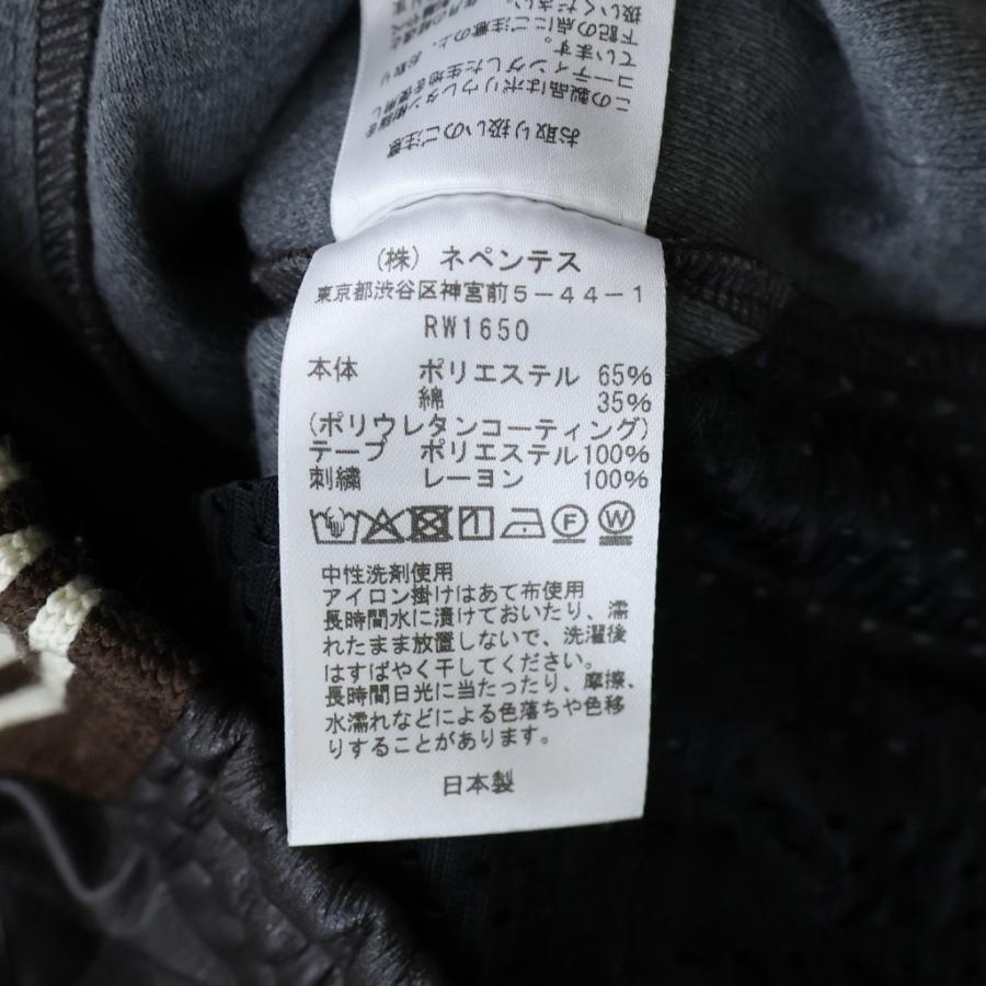 Needles（ニードルス） NUBIAN別注 SYNTHETIC LEATHER WIDE PANTS ンセ