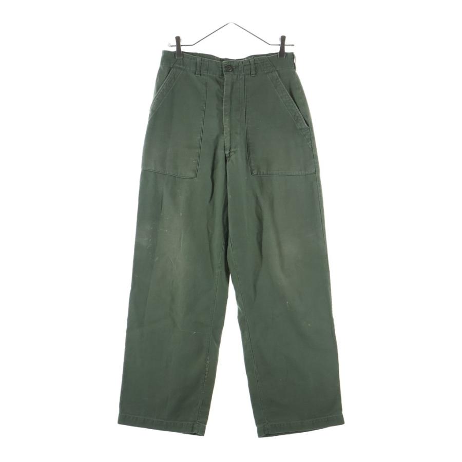VINTAGE ヴィンテージ US ARMY 60-70S コットンベイカーパンツ カーキ