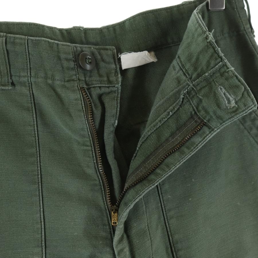 VINTAGE ヴィンテージ US ARMY 60-70S コットンベイカーパンツ カーキ