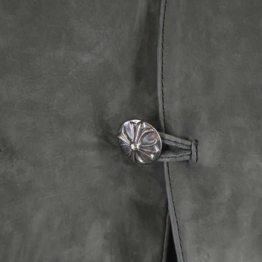 【タグ付】CHROME HEARTS ベスト CLASSIC スエード ブラック CHROME HEARTS（クロムハーツ） CLASSIC 2B クラッシック 2B スエード