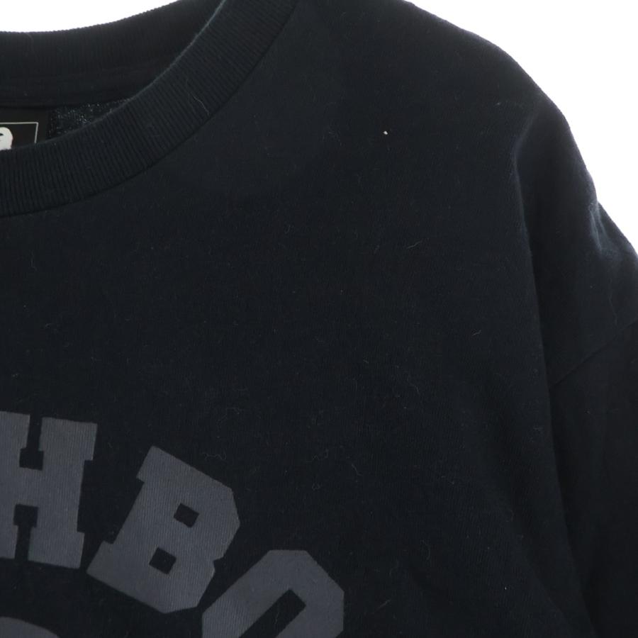 A BATHING APE ロンT エイプヘッド ロゴ プリント ブラック A BATHING APE（アベイシングエイプ） ×NEIGHBORHOOD ネイバーフッド