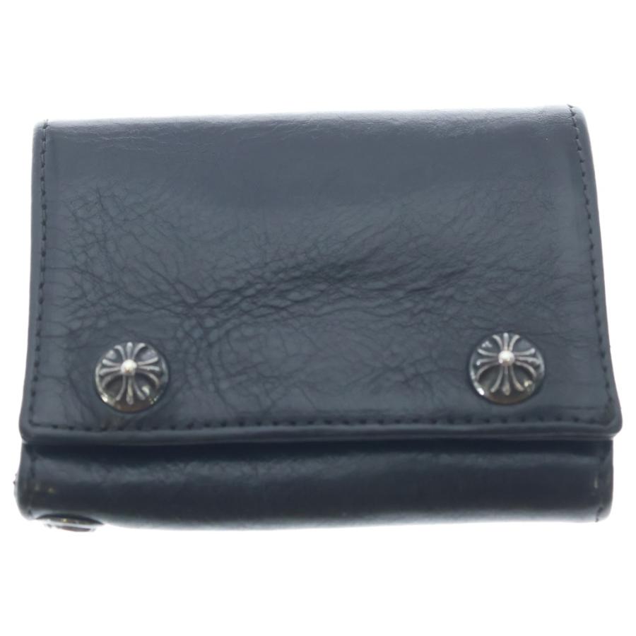 Chrome Hearts 3フォールド　クロスボールボタン　オールド　財布 CHROME HEARTS（クロムハーツ） 3FOLD 3フォールド クロスボールボタン