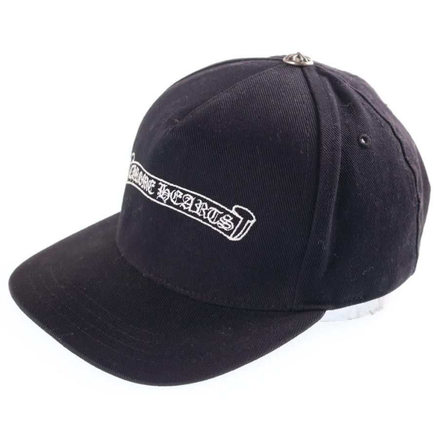 CHROME HEARTS（クロムハーツ） HAT BSBL CH SCROLL CAP DENIM BLACK
