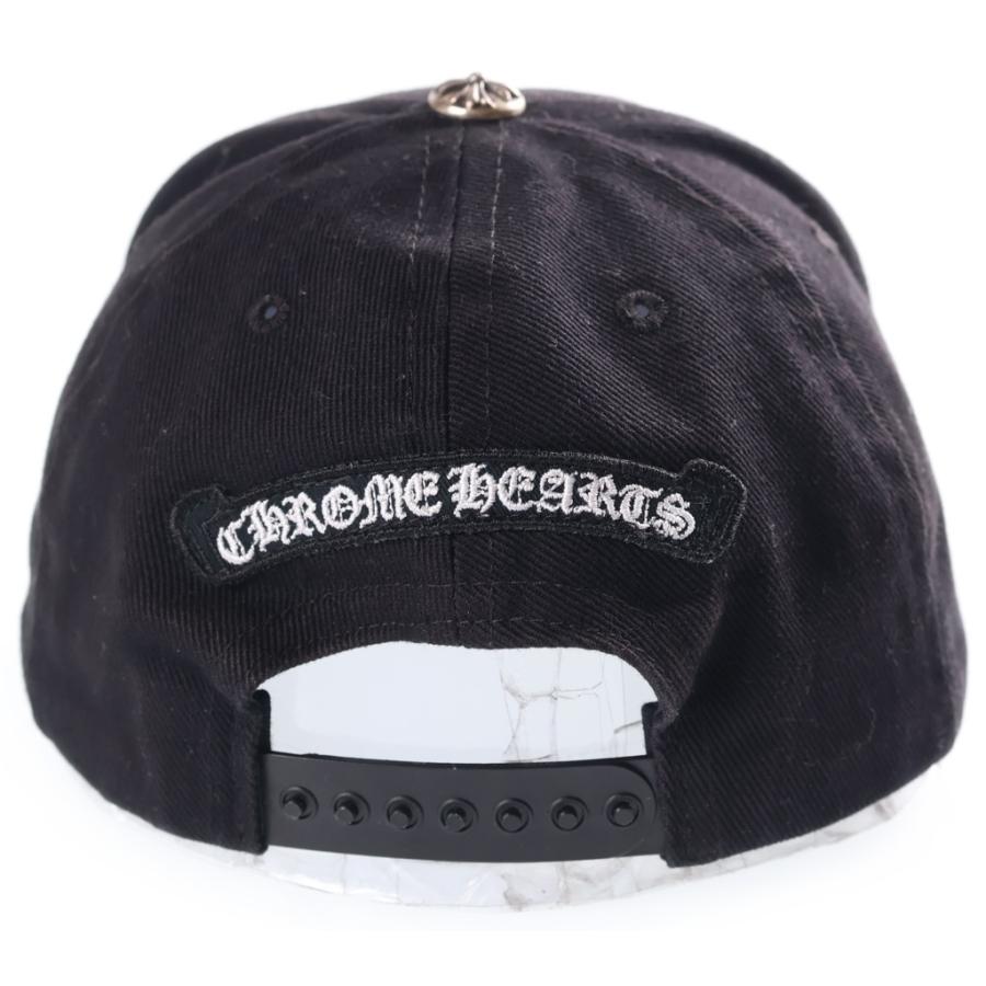 クロムハーツ Scroll Label ベースボールキャップ CHROME HEARTS（クロムハーツ） HAT BSBL CH SCROLL CAP DENIM BLACK