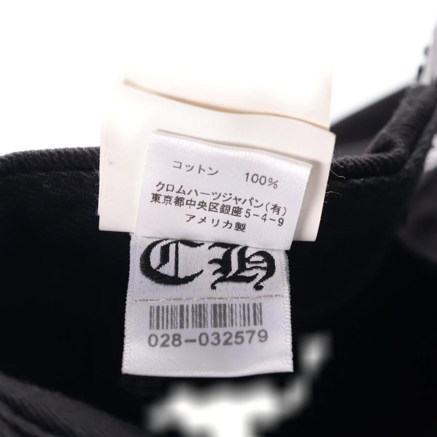 CHROME HEARTS（クロムハーツ） HAT BSBL CH SCROLL CAP DENIM BLACK